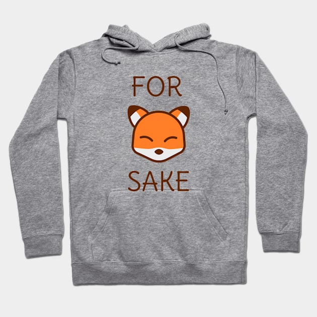 Funny Fox Pun Hoodie by happinessinatee